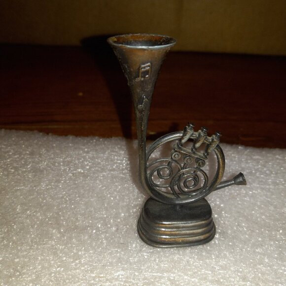 Miniature French Horn Vintage Pencil Sharpener Die Cast - Picture 6 of 7